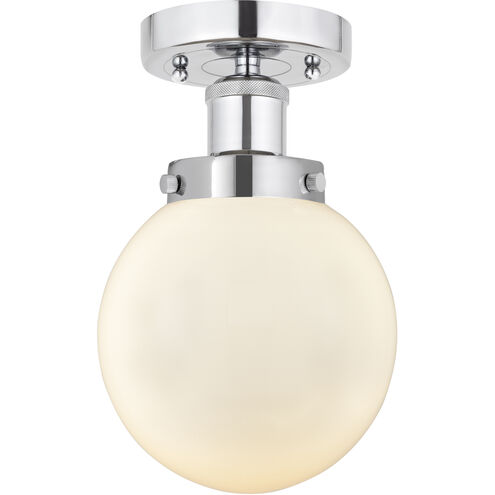 Beacon 1 Light 6.5 inch Polished Chrome Semi-Flush Mount Ceiling Light