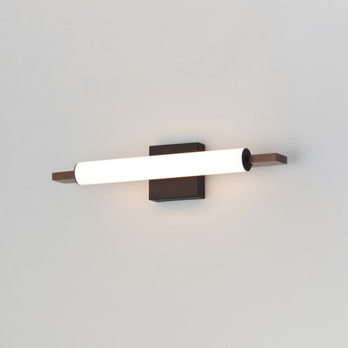 Joist LED 21.75 inch Walnut and Black Wall Sconce Wall Light