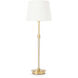 Auburn 30.5 inch 100.00 watt Gold Leaf Table Lamp Portable Light, Buffet Lamp