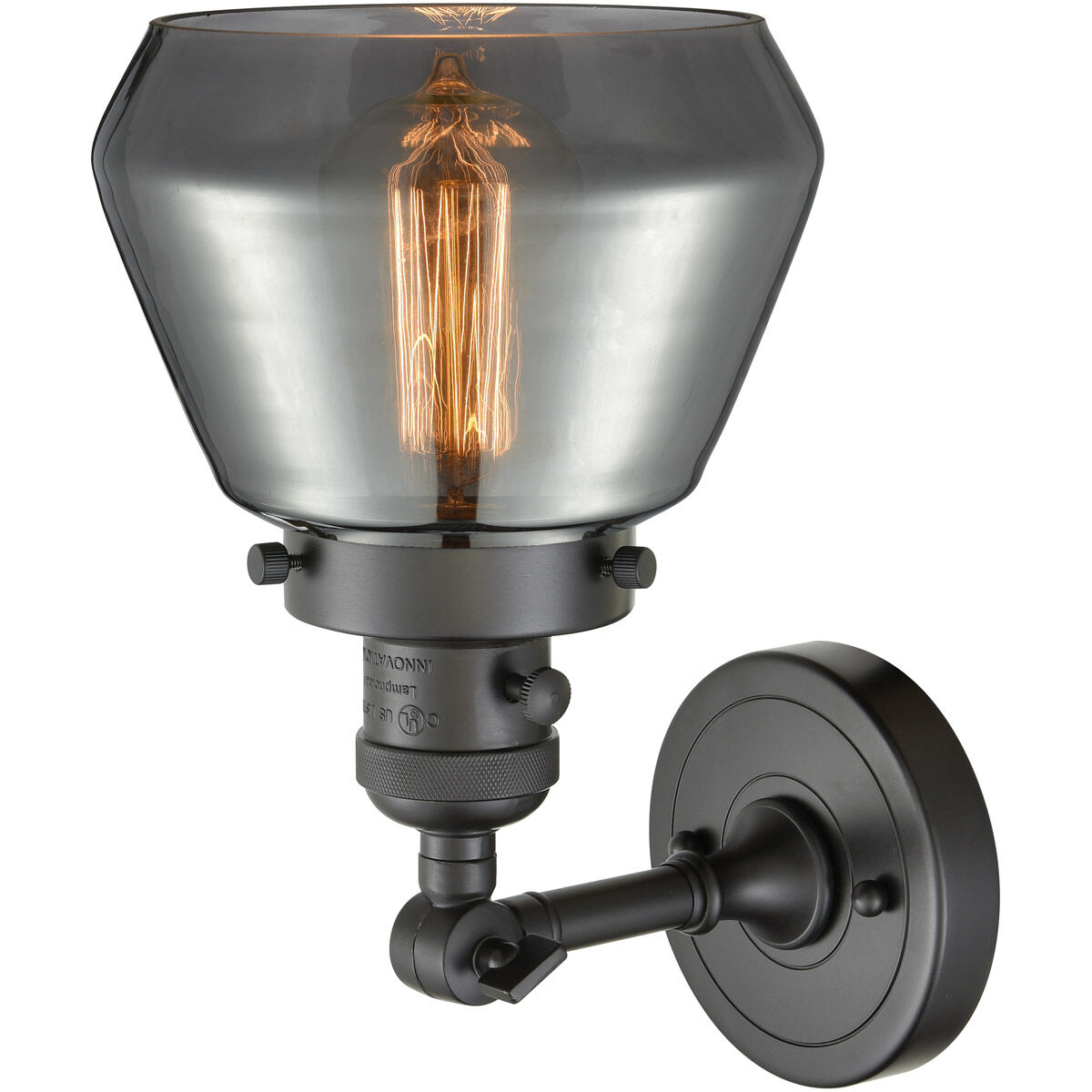 Franklin Restoration Fulton LED 7 inch Oil Rubbed Bronze Sconce Wall Light, Franklin Restoration
