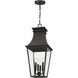 Gloucester 4 Light 12 inch Sand Coal Outdoor Chain Hung, The Great Outdoors