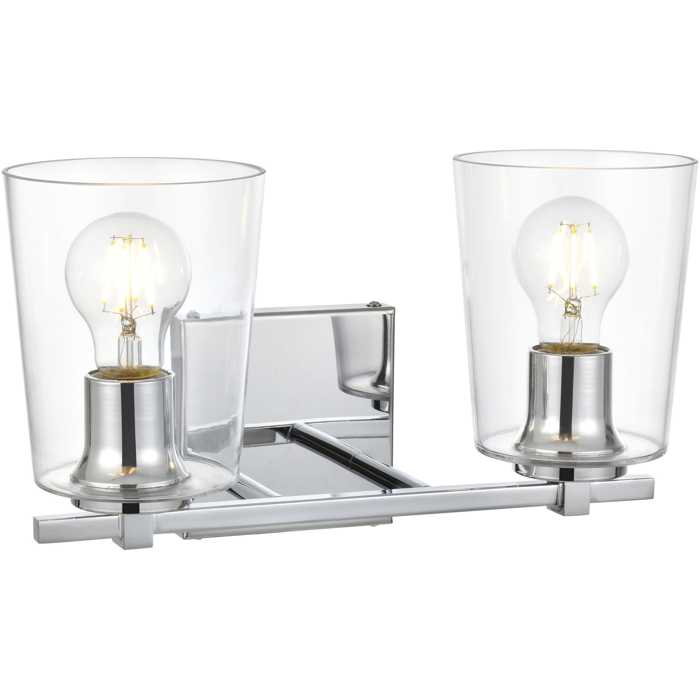 Kacey 2 Light 14 inch Chrome Bath Sconce Wall Light