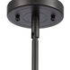 Ballston Cindyrella 1 Light 6 inch Oil Rubbed Bronze Mini Pendant Ceiling Light in Incandescent, Matte White Glass