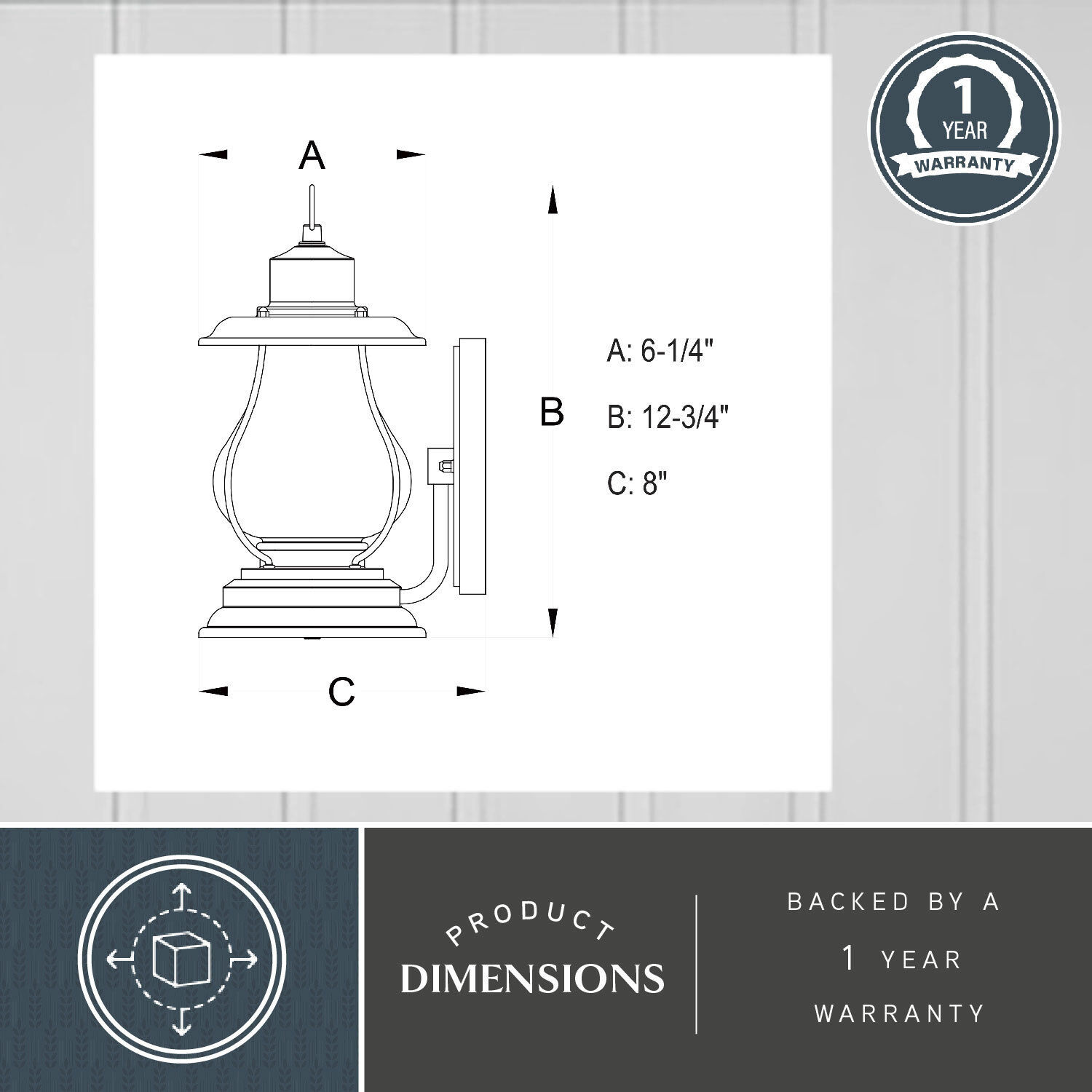 Dockside LED 12.75 inch Weathered Patina Outdoor Wall