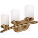 Ames 3 Light 18 inch Soft Gold Vanity Light Wall Light