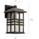 Beacon Square 1 Light 14 inch Olde Bronze Outdoor Wall, Medium