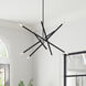 Soho 10 Light 28 inch Black Medium Chandelier Ceiling Light