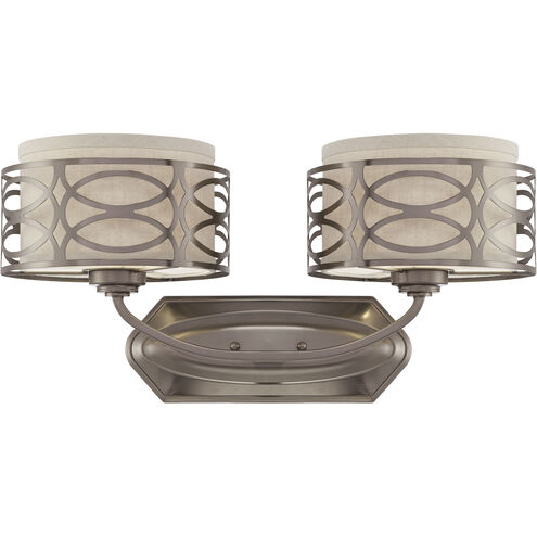 Harlow 2 Light 20.63 inch Hazel Bronze Vanity Light Wall Light