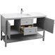 Heath 54 X 21.5 X 35 inch Grey Vanity Sink Set