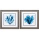 Waterside Collection Blue Framed Art