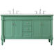 Lexington 60 X 22 X 35 inch Vintage Mint Vanity Sink Set