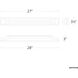 Beyond Aberdeen LED 28 inch Brushed Nickel Bath Vanity & Wall Light, Beyond