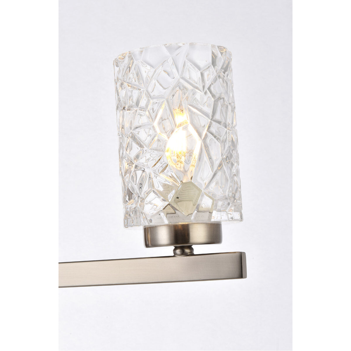Cassie 3 Light 24 inch Stain Nickel Bath Sconce Wall Light