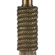 Baroque 33 inch 150 watt Antique Brass Table Lamp Portable Light