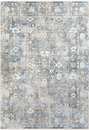 Solar 134 X 90 inch Sky Blue Rug in 8 x 11, Rectangle