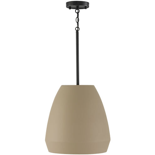 Della 1 Light 14.25 inch Terracotta Sand Pendant Ceiling Light
