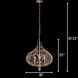 Bask 3 Light 18 inch Gold Dust Pendant Ceiling Light