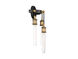 Campbell 3 Light 11 inch Vintage Black/Warm Brass Sconce Wall Light