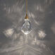 Fazzoletto LED 8 inch Aged Brass Mini Pendant Ceiling Light, Beyond