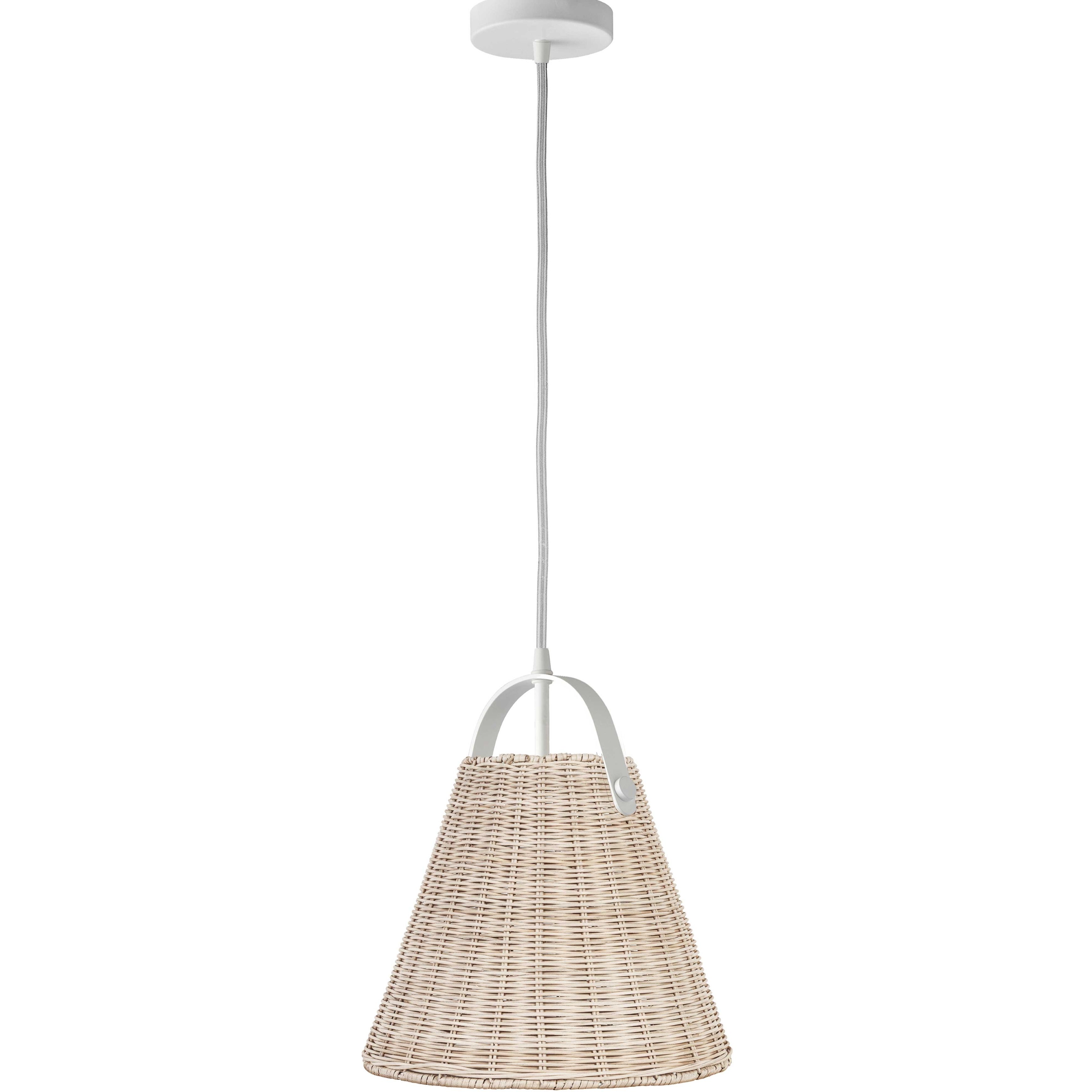 Shenandoah 1 Light 13 inch Matte White Single Drop Pendant Ceiling Light