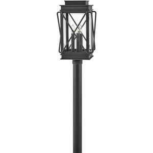 Montecito LED 21 inch Museum Black Outdoor Post Mount Lantern