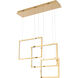 Canada LED 6 inch Gold LED Chandelier Ceiling Light