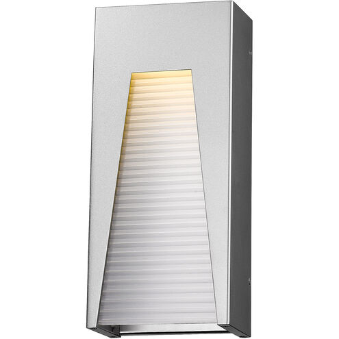 Millenial LED 18 inch Silver Outdoor Wall Light