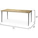 Farmhouse 72 X 30 inch Natural Wood Dining Table