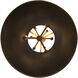 Coco 9 Light 20 inch Matte Black/French Gold Foyer Pendant Ceiling Light