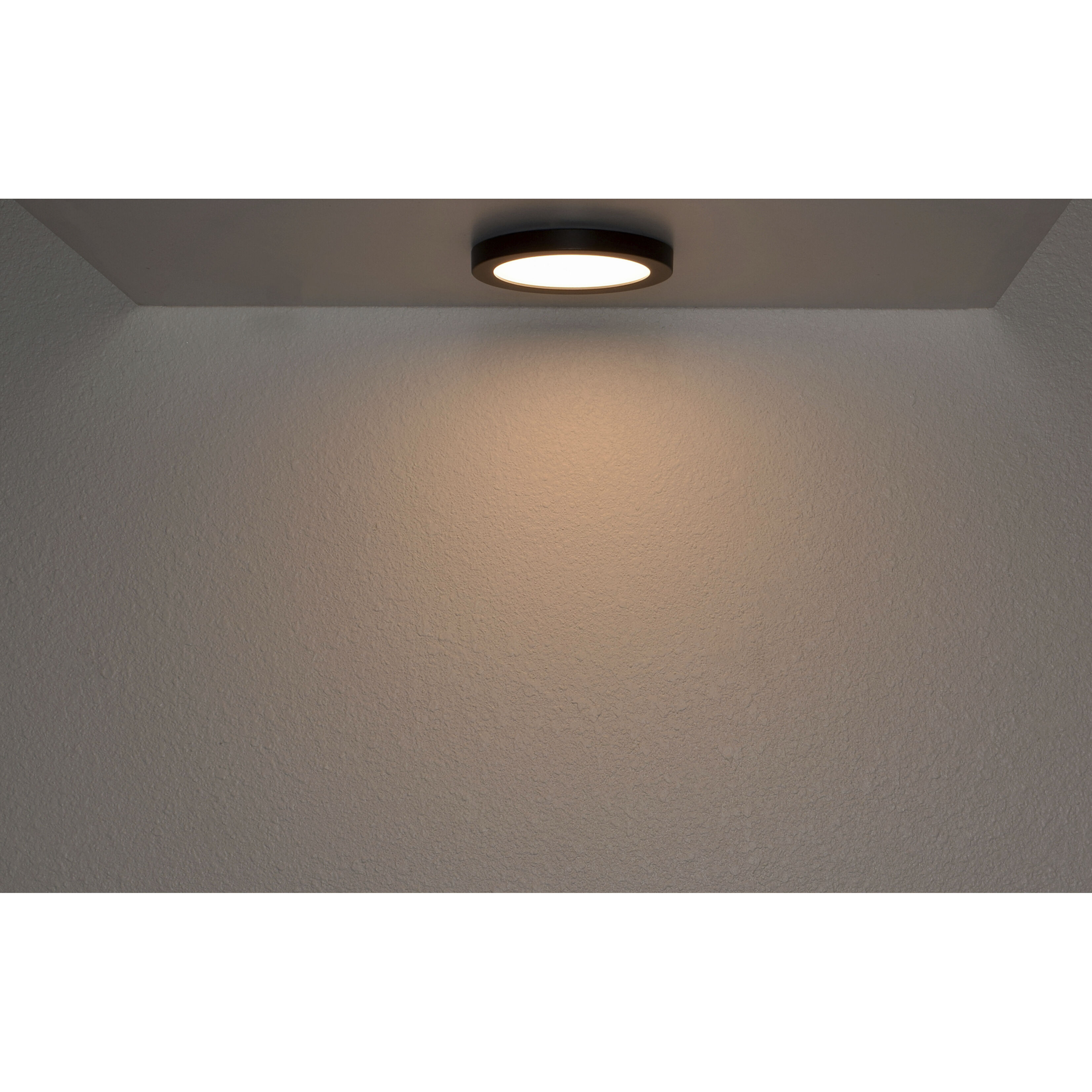 Wafer LED LED 10 inch Bronze Flush Mount Ceiling Light