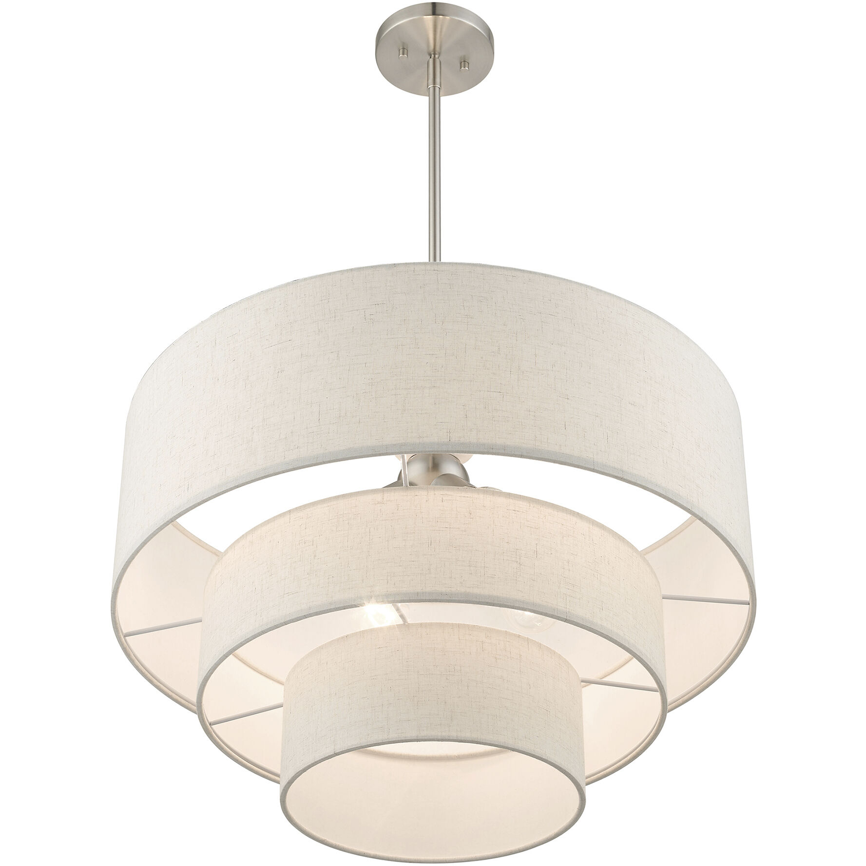 Gladstone 4 Light 23 inch Brushed Nickel Pendant Chandelier Ceiling Light
