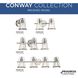 Conway 2 Light 15 inch Brushed Nickel Bath Vanity Wall Light