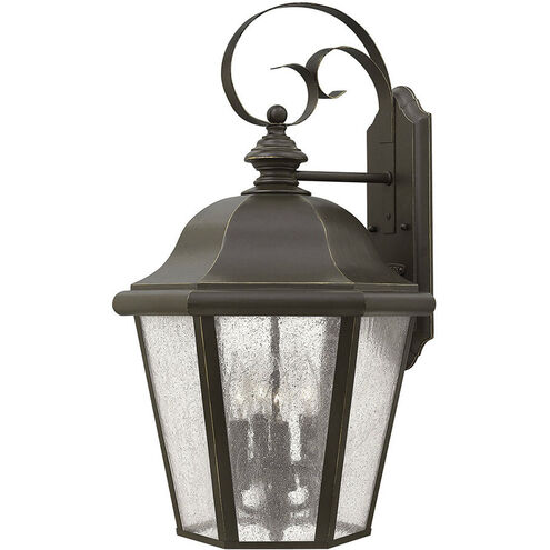 Estate Series Edgewater Outdoor Wall Mount Lantern in Oil Rubbed Bronze, Non-LED, Large