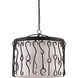 Marginalia 4 Light 29 inch Old Iron Chandelier Ceiling Light