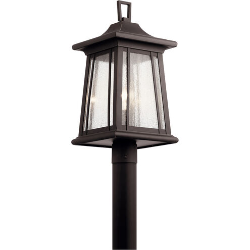 Taden 1 Light 22 inch Rubbed Bronze Outdoor Post Lantern