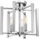 Benson 3 Light 13 inch Polished Nickel Semi-Flush Ceiling Light, Essentials