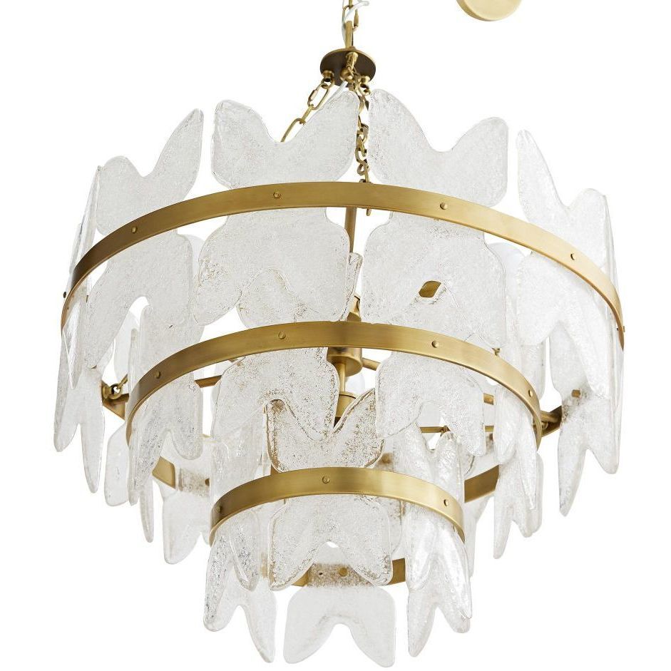Millie 7 Light 28 inch Antique Brass Chandelier Ceiling Light