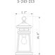Taylor 1 Light 8 inch English Bronze with Gold Outdoor Hanging Lantern