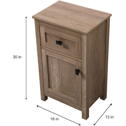 Adian Natural Oak Bathroom Storage Cabinet
