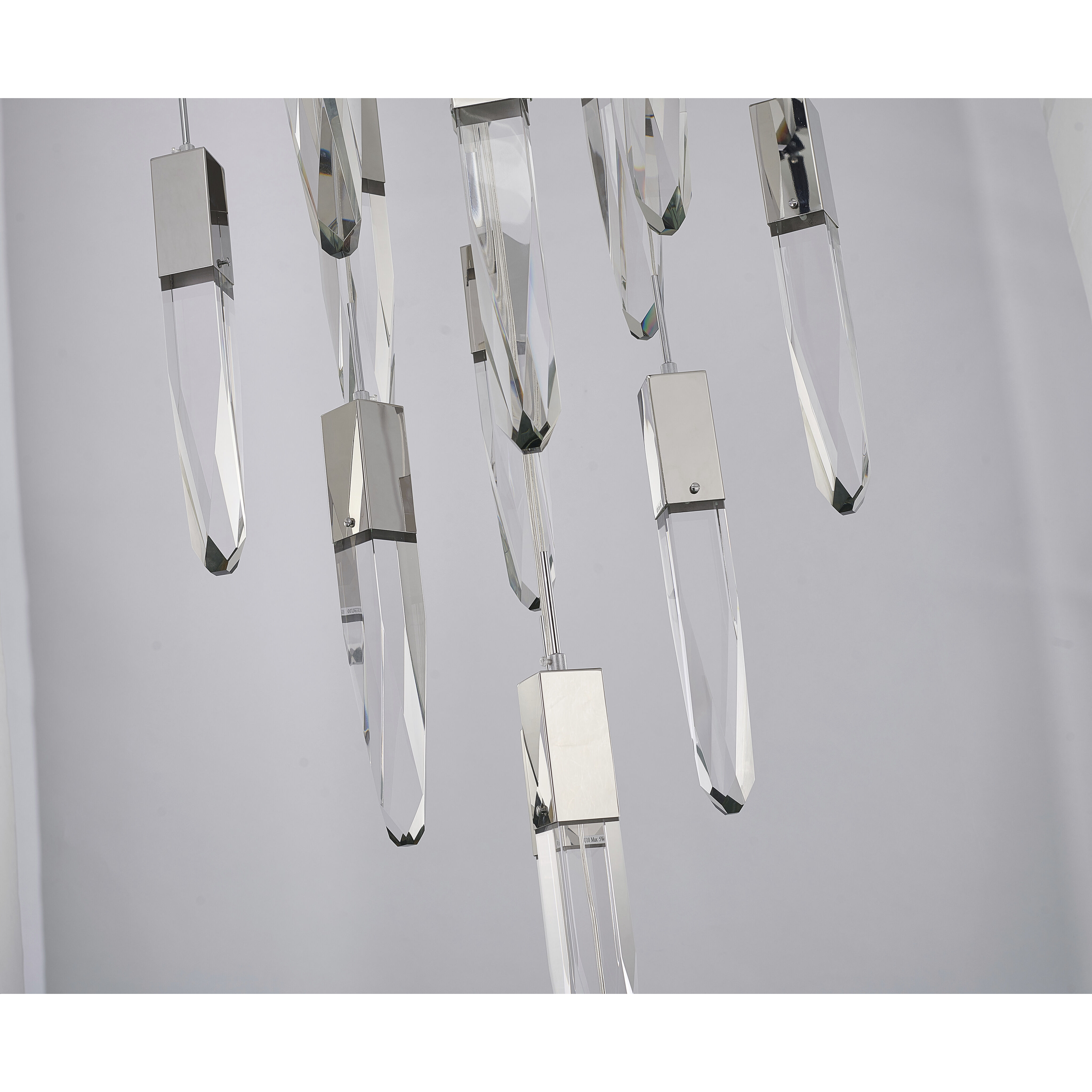 Canada 25 Light 27.56 inch Chrome Chandelier Ceiling Light