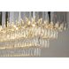 Canada LED 12.3 inch Chrome Chandelier Ceiling Light