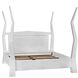 Patras White Wash Bed, Eastern King