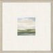 Wild Escape White and Green and Blue Framed Art