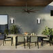 Breda 75 inch Satin Natural Bronze Ceiling Fan