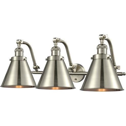 Franklin Restoration Appalachian LED 28 inch Brushed Satin Nickel Bath Vanity Light Wall Light, Franklin Restoration