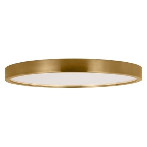 Kelly Wearstler Cerne LED 22 inch Natural Brass Flush Mount Ceiling Light in 120V
