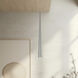 Mina LED 2.75 inch Brushed Nickel Pendant Ceiling Light