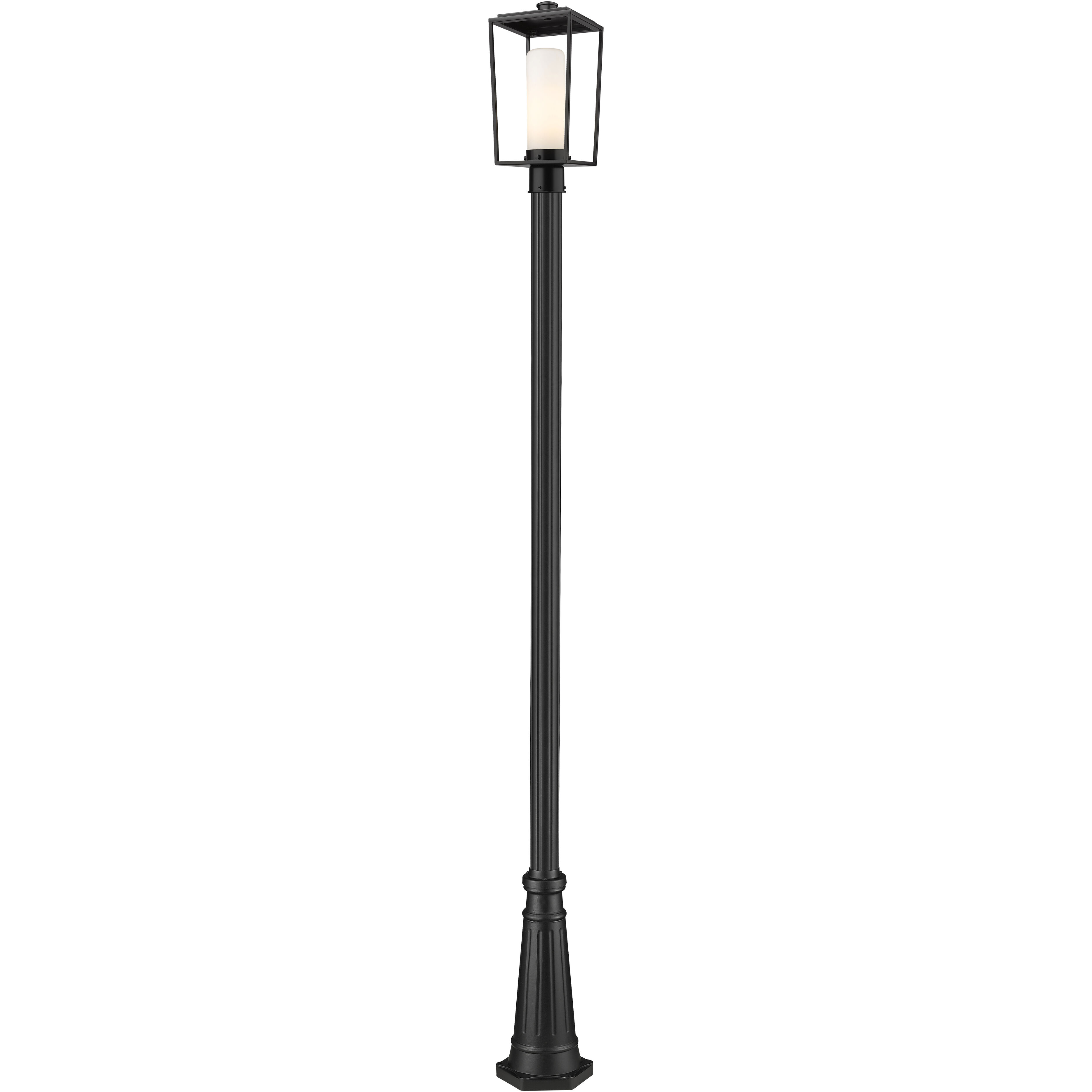 Sheridan 1 Light 111.5 inch Black Outdoor Post Mounted Fixture