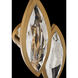 Signature Marchesa LED 4.63 inch Aged Brass Wall Sconce Wall Light