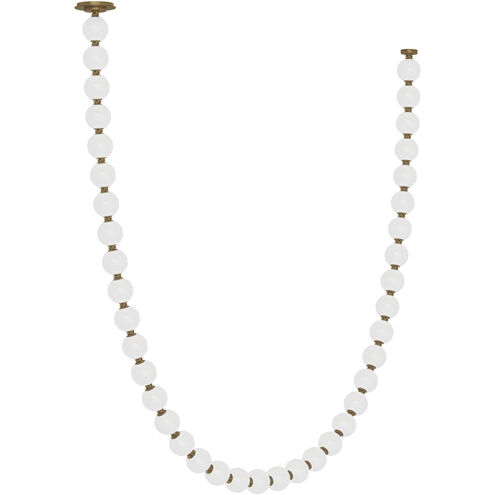 Sean Lavin Perle LED 2.8 inch Natural Brass Chandelier Ceiling Light in 3000K, Surface